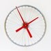 Recycled Bike Wheel Clock