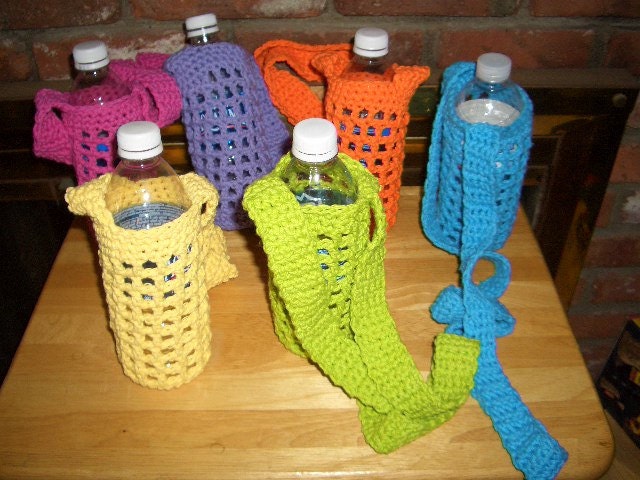 Kathy's Water Bottle Carrier Pattern, crochet