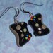 Xbox 360 Controller Earrings - pick any color (white, black, pink, etc.)