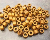 BRASSY Mykonos Greek Ceramic Beads 6x4mm MINI TUBE (25)
