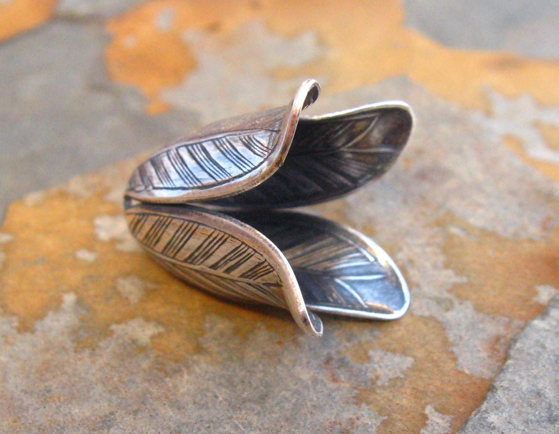 2 Blooming Flower Bead Caps Antique Silver 20mm x 17mm -  Trinity Brass Co. LOW SHIPPING