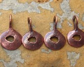 5 Rustic Casting Cornfake Dangle with Bail - Bronze Patina