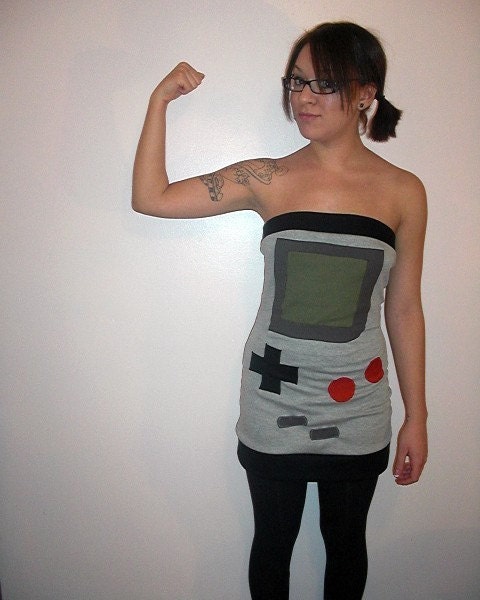 Nintendo game boy tube dress