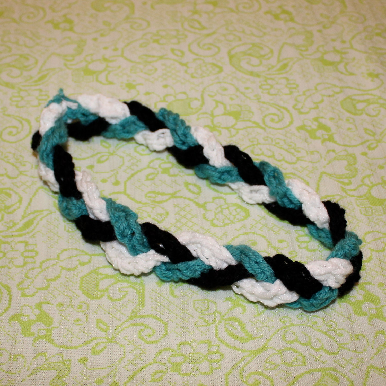 crochet braided headband