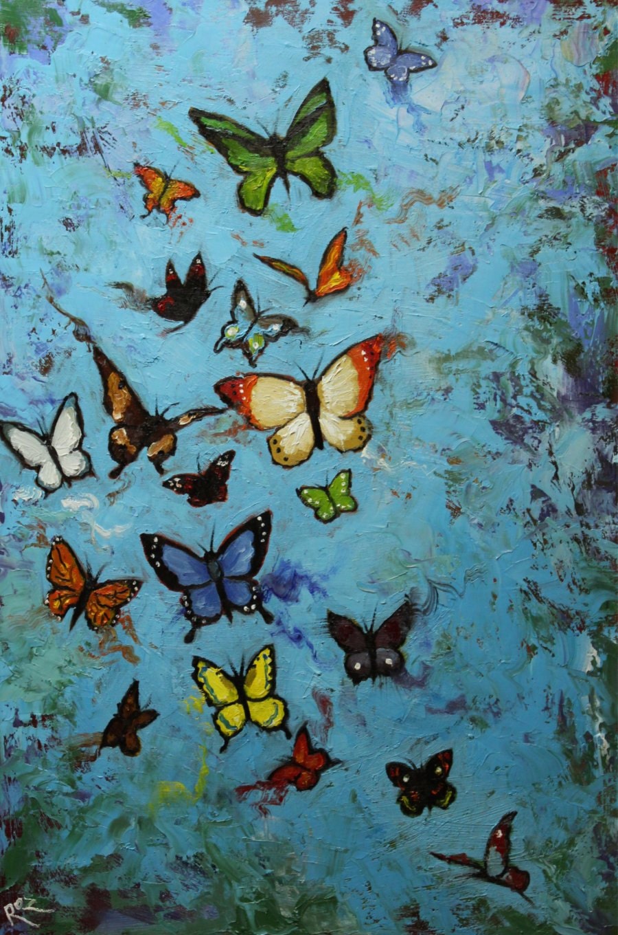 Oil Painting Butterfly