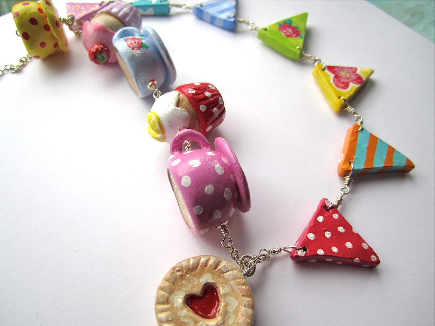 English Tea Party necklace