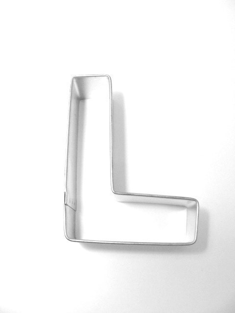 Capital Letter L - 3 inch Cookie Cutter
