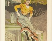Vintage Art Nouveau Posters - Albert Guillaume and Dudley Hardy