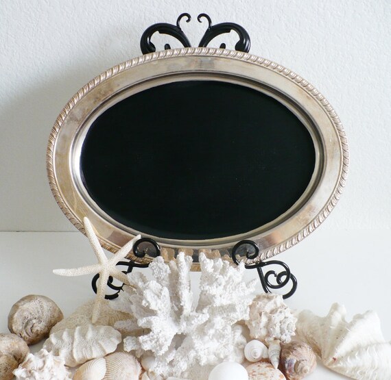 RESERVED: Decorative Chalkboard  AND Easel -Blackboard Memo Bulletin Menu Message Notice Memory Chalk Board