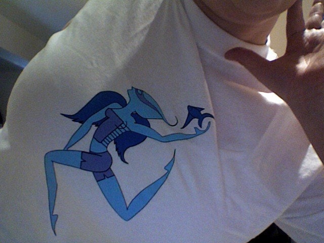 Flying with a fish TEE shirt SIZE LARGE