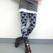 Luxe Collection Leggings - Navy Diamond Tie Dye
