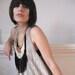 Fringe Necklace - Black, Champagne, Rust