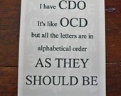 I have CDO card humor