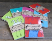 Public Transit Creeps Set of 10 Blank Greeting Cards