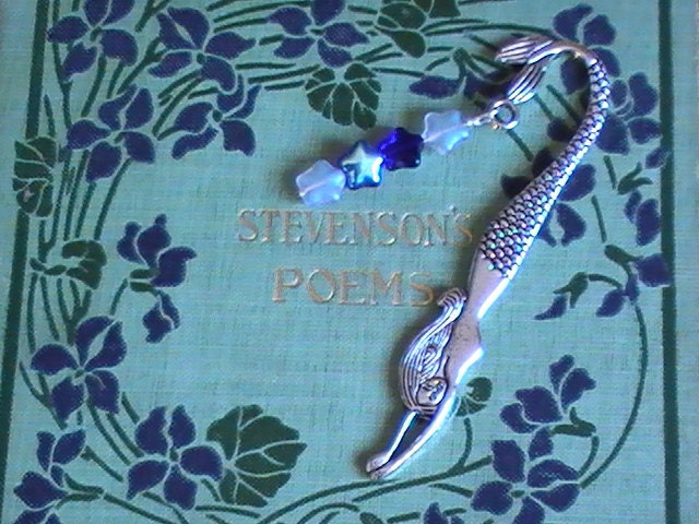 Mermaid Stars Bookmark Handmade Gift 4 Book Lovers Mother's day Father's day Sister Friend DragonflyRidge