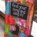 MADE TO ORDER Find Your Song Mixed Media Collage (5 1/2 x 11 in)