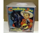retro cowboy tissue box cover vintage 1950's country music western kitsch  rockabilly