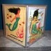 mermaid tissue box- retro vintage 1950's pin ups rockabilly