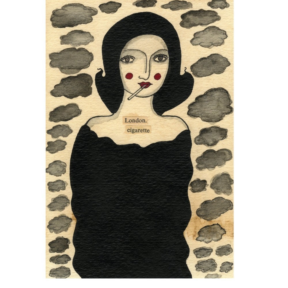 London Cigarette-  Archival Print
