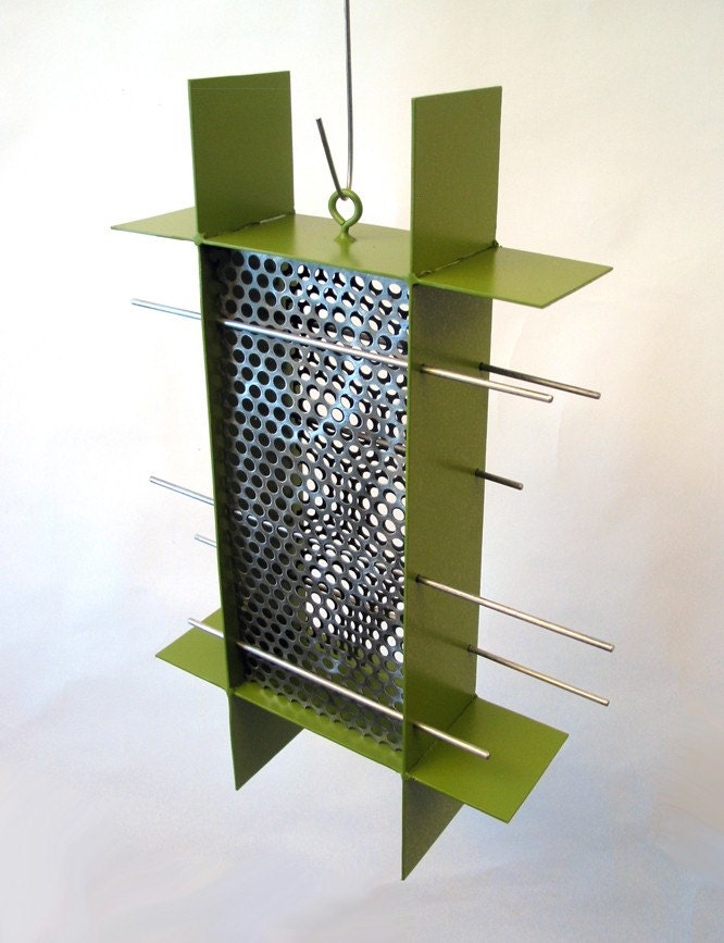 Sunscreen Sunflower Bird Feeder in Eden Green