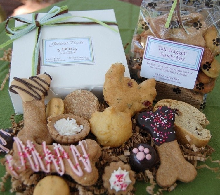Sampler Pack - 3 Dogs and a Chick All Natural Dog Treats