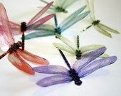 DF002 - 12 x 3D Dragonflies Suitable for Scrapbooking, Weddings and Decorations