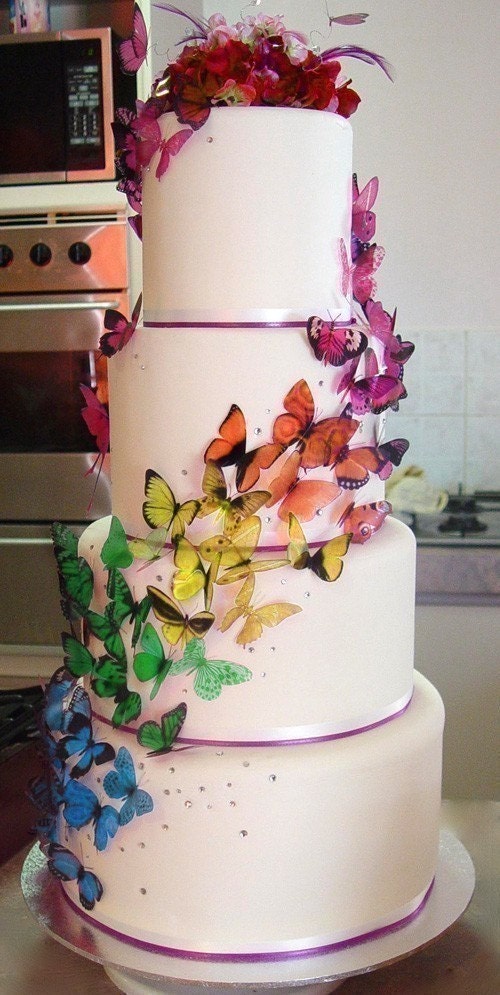 60 x Martha Stewart Replica - Wedding Cake Butterfly Pack