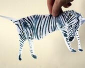 Articulated paper doll toy - Readymade - ZEBRA