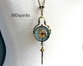 Steampunk Watch Necklace - Mechanical
