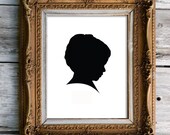 Custom Child Silhouette Print
