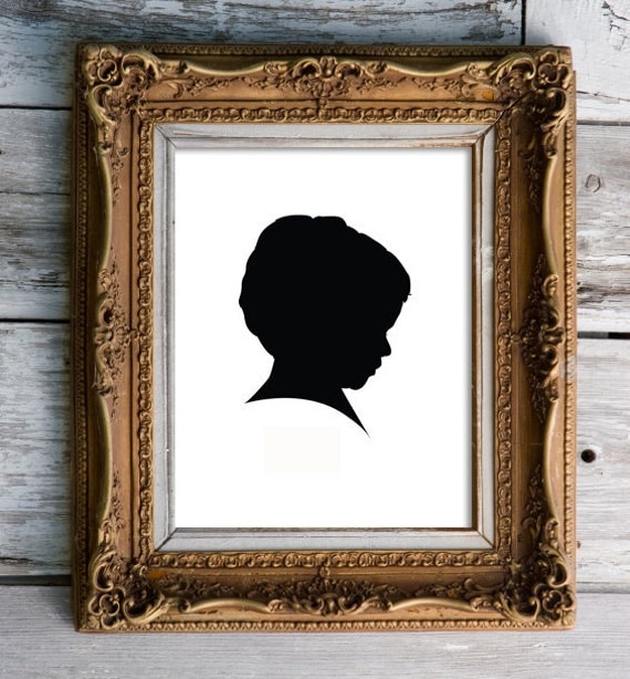 Custom Child Silhouette Print