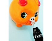 pig print 8 x 12 SNORTING COKE