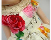 LADYBIRD HOUSE Blythe Outfit Rose Dress - White