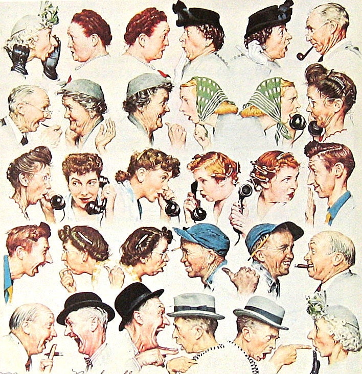 Norman Rockwell Gossip