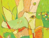 Mister Gator Canvas Print by Jennifer Mercede  14X14