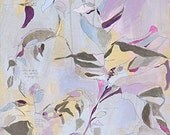 Purple Ficus Canvas Print by Jennifer Mercede 12x36