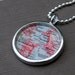 San Francisco Vintage Map Necklace