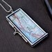 Nice France Vintage Travel Poster and Map - 2-Sided Pendant