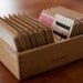 Perpetual Desk Calendar (Vintage paper cards)
