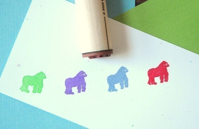 Gorilla Rubber Stamp