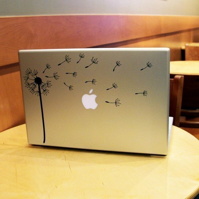 Dandelion Blowing in the Wind Laptop / Notebook Computer Decal