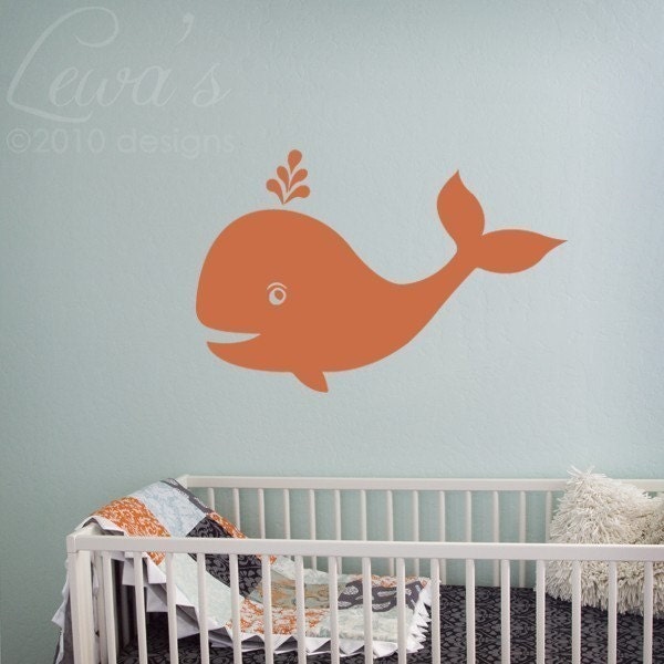 Cute Whale Wall Decal