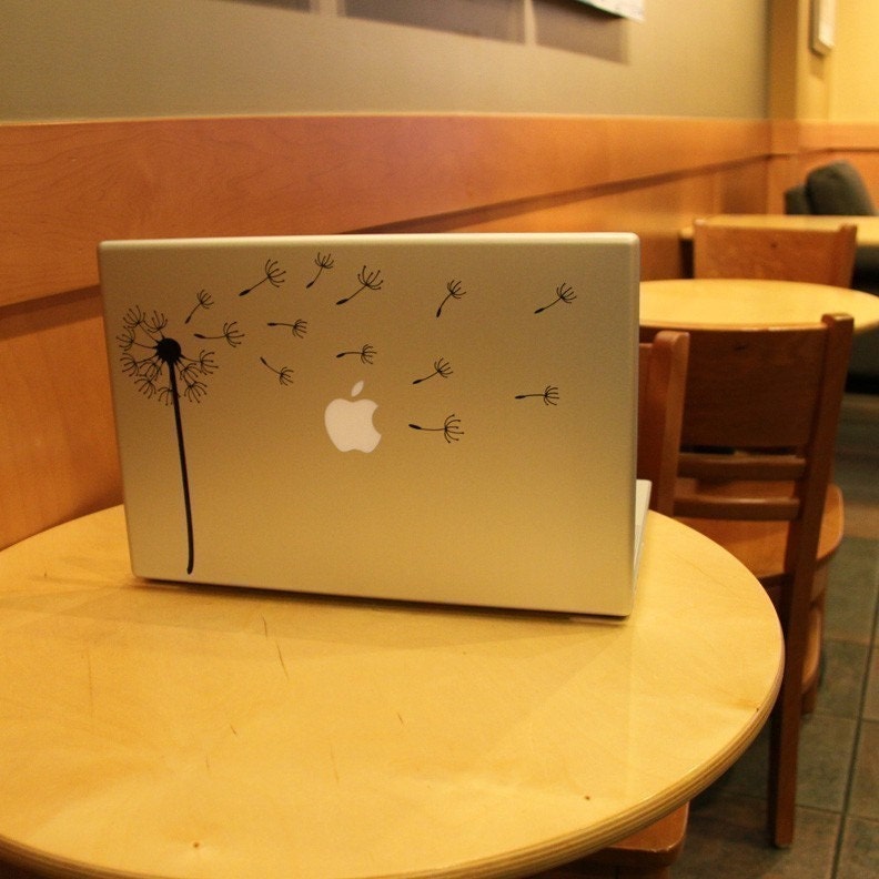 Dandelion Blowing in the Wind Laptop / Notebook Computer Decal