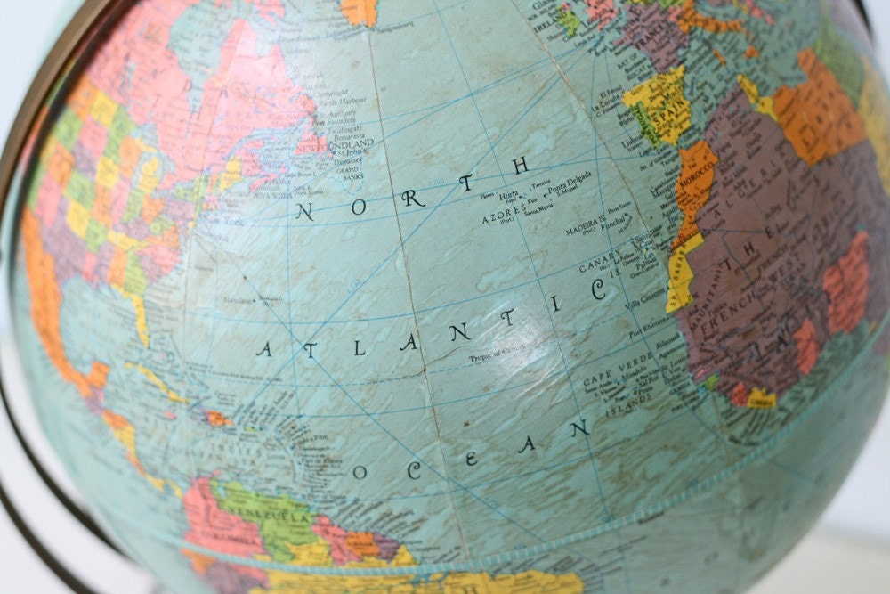 Retro Replogle 12 Inch Globe