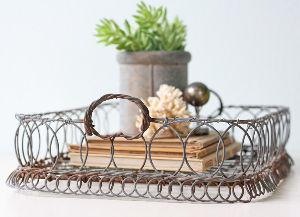 Vintage Metal Basket