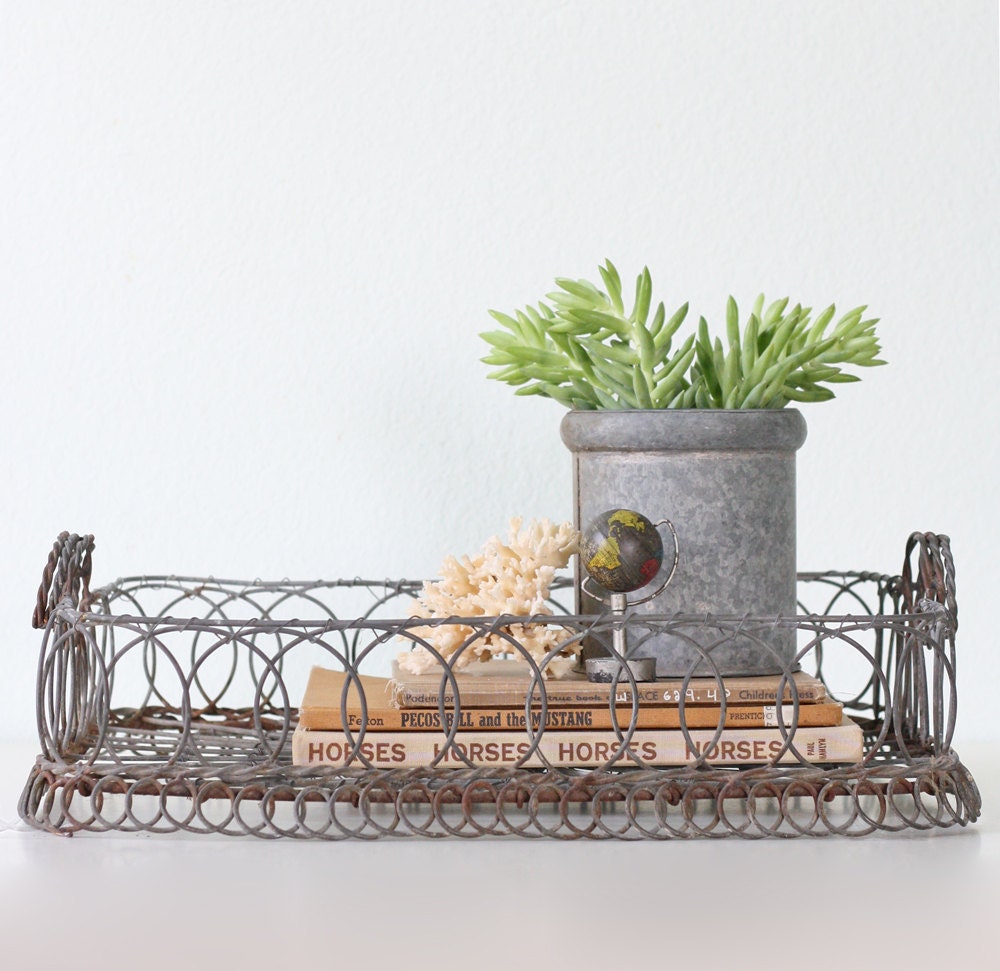 Vintage Metal Basket