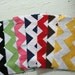 CHEVRON Baby Shoes Booties zigzag boy girl  toddler infant newborn slippers  aqua green grey brown black red pink navy orange yellow SWAG