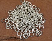 Sterling Silver Jump Rings -  50 16 gauge 3mm Inner Diameter
