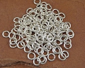 Sterling Silver 14 gauge 5.5mm inner diameter Jump Rings (14g 9mm outer diameter Jump Rings)