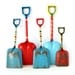 An Instant Collection of TIN SHOVELS - Set of 5